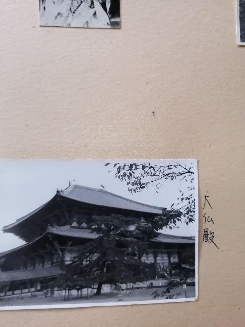 W 金閣寺の写真アルバム　昭和レトロ写真　モノクロ　京都　奈良　風景　寺院