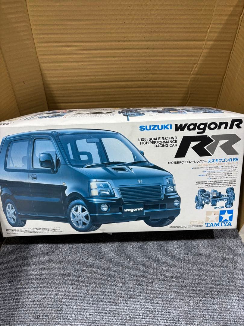 タミヤ製 1/10 電動RCカー スズキ ワゴンR RR（M-03シャーシ）