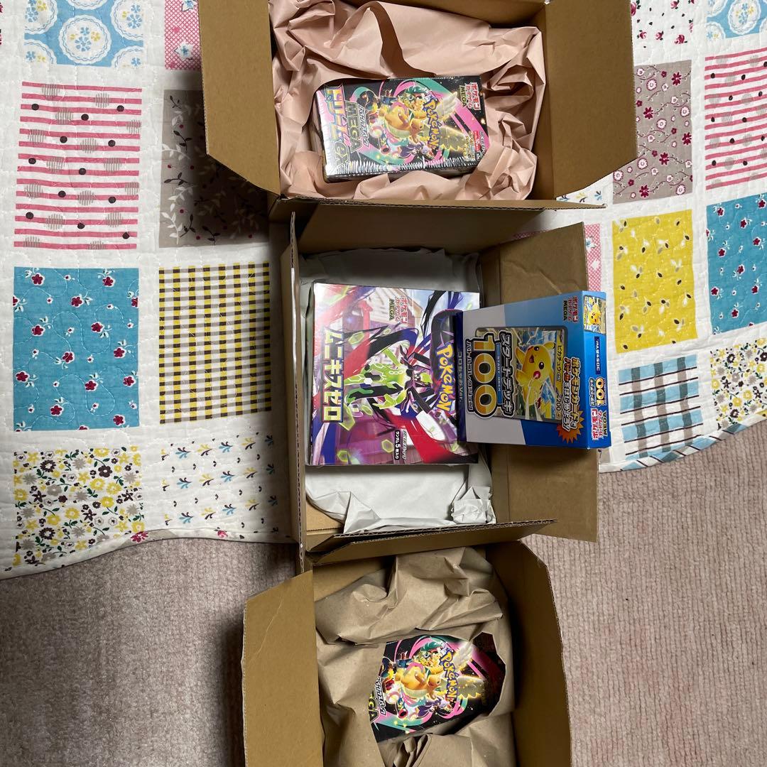 ポケモンカード　メガドリームex 2BOXムニキスゼロ1BOX ポケセン産