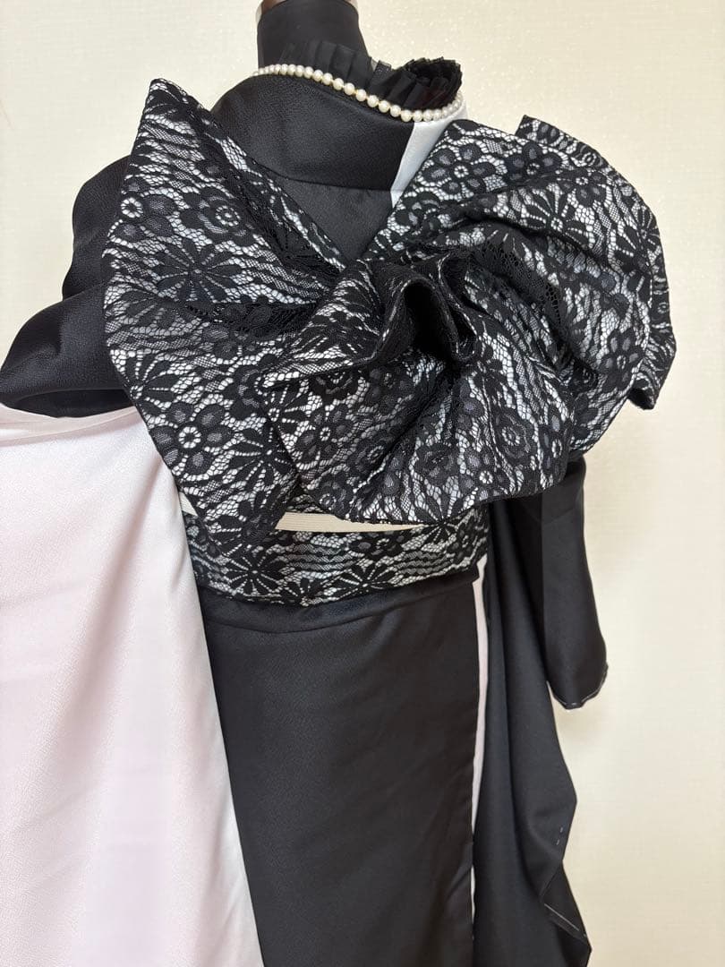 【セール中】振袖 フルセット 洗える 新品 レース 袋帯 草履 成人式 着物