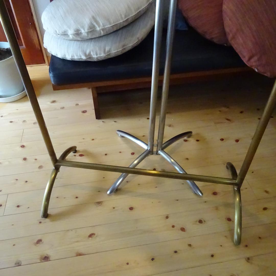 さ*ち様 2点 真鍮系ステンアイアン ハンガーラックコートスタンド アンティーク