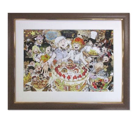 約束のネバーランド　高級複製原画　額入り　新品未開封　限定生産