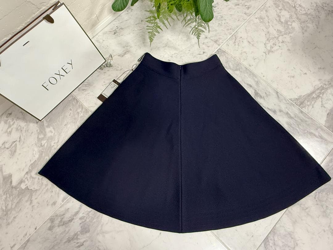 未使用★FOXEY/フォクシー ニットスカート サーキュラーミニ 42