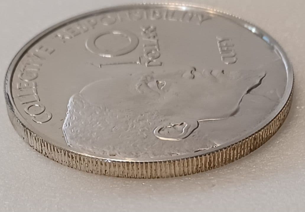 大型銀貨 1976年 手つかずの自然が多く残っている国ガイアナ銀品位(.925)