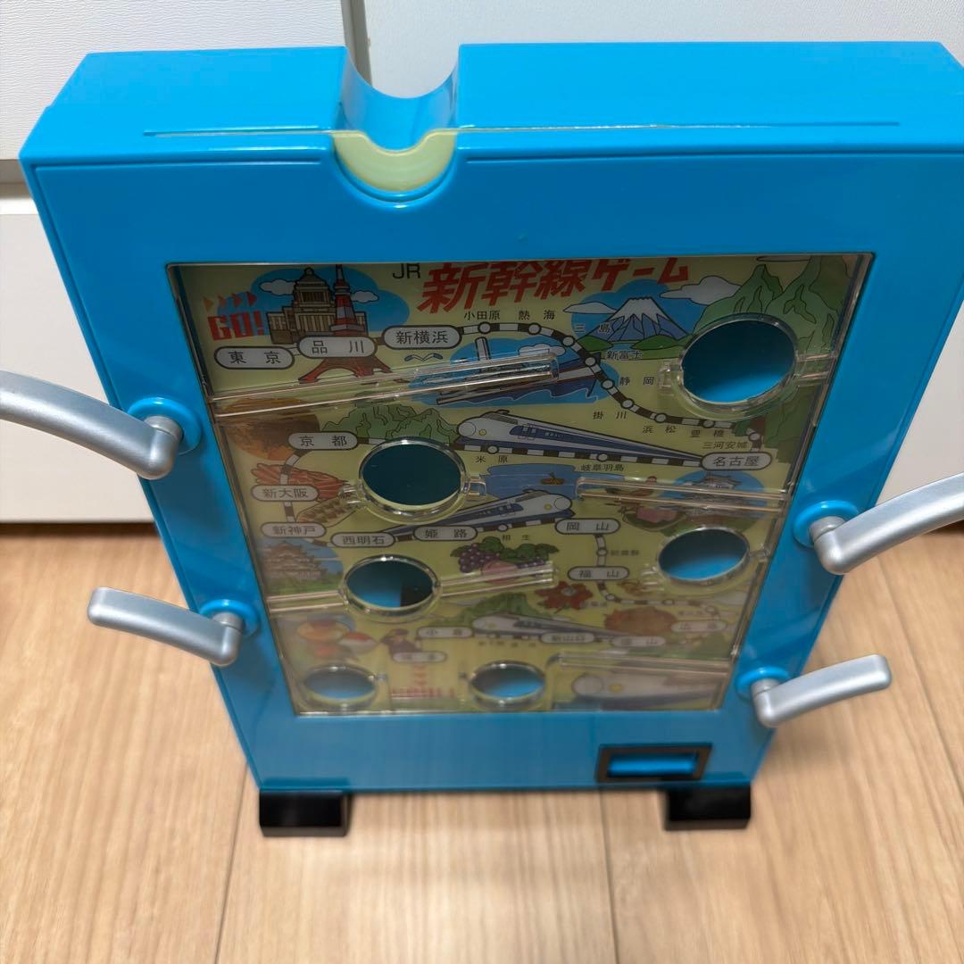 ！値下げ！昭和レトロ風　駄菓子屋ゲーム貯金箱　10円ゲーム機　新幹線ゲーム
