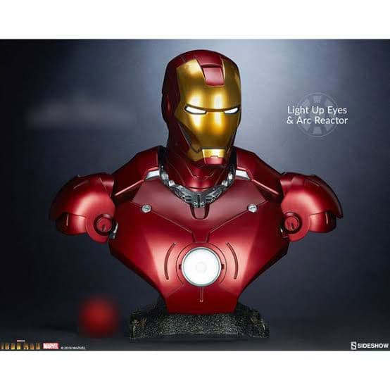 SIDESHOW アイアンマンマーク3 ライフサイズバスト 等身大 ホットトイズ