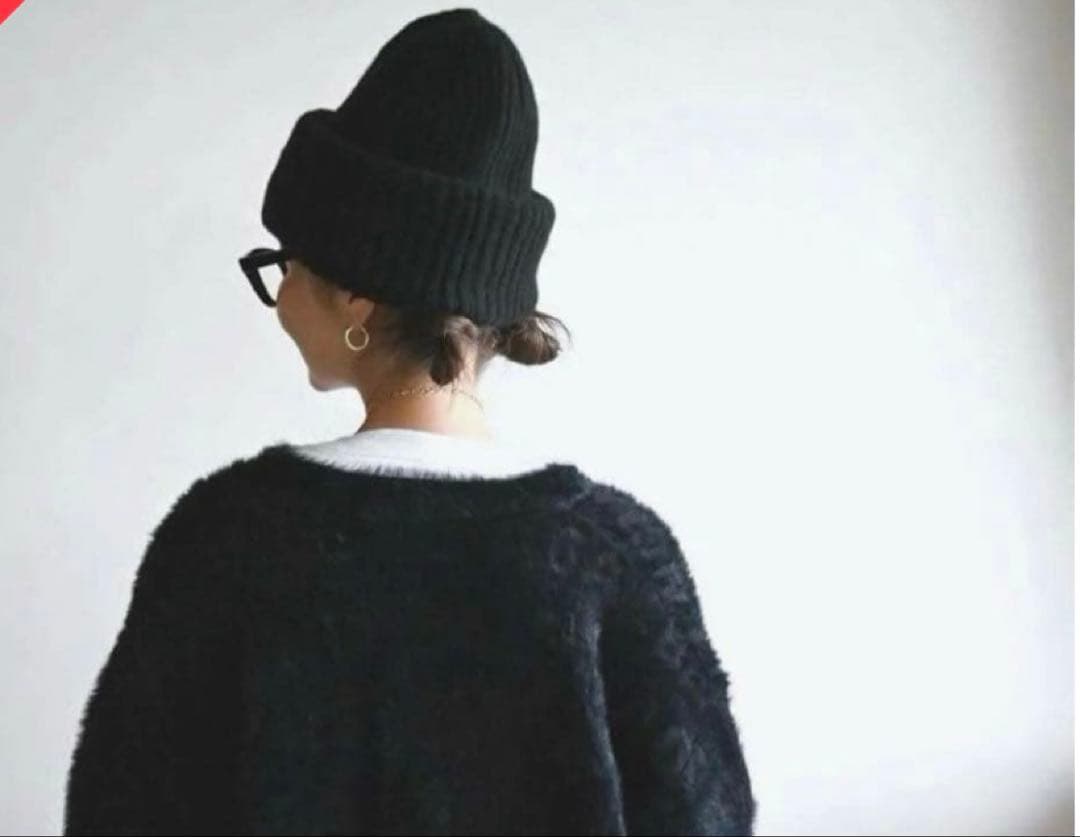 chiiiibag ch!iii チー　ニットビーニー　ブラック