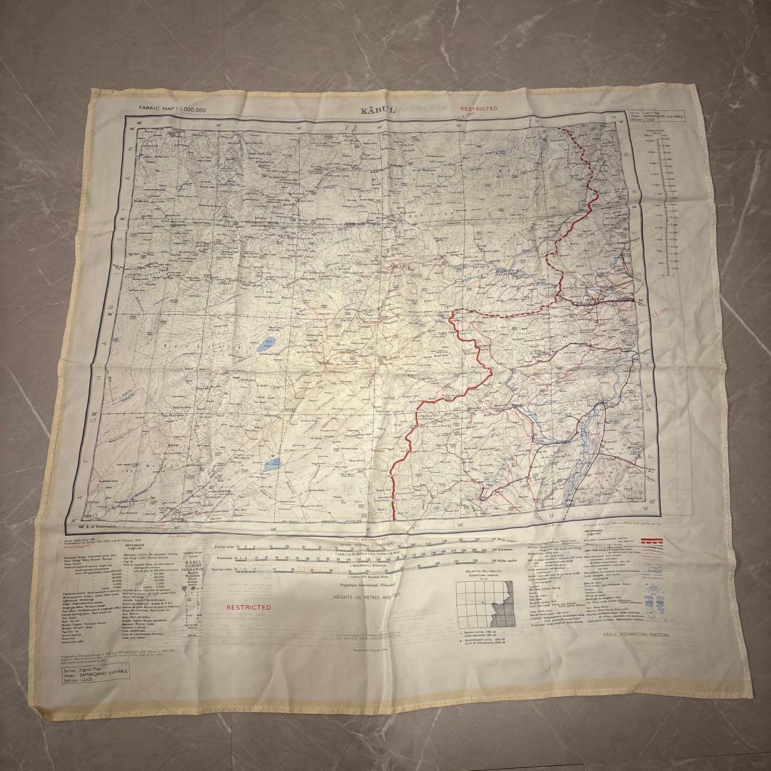 イギリス軍 エスケープ マップ RAF 1950s 英空軍