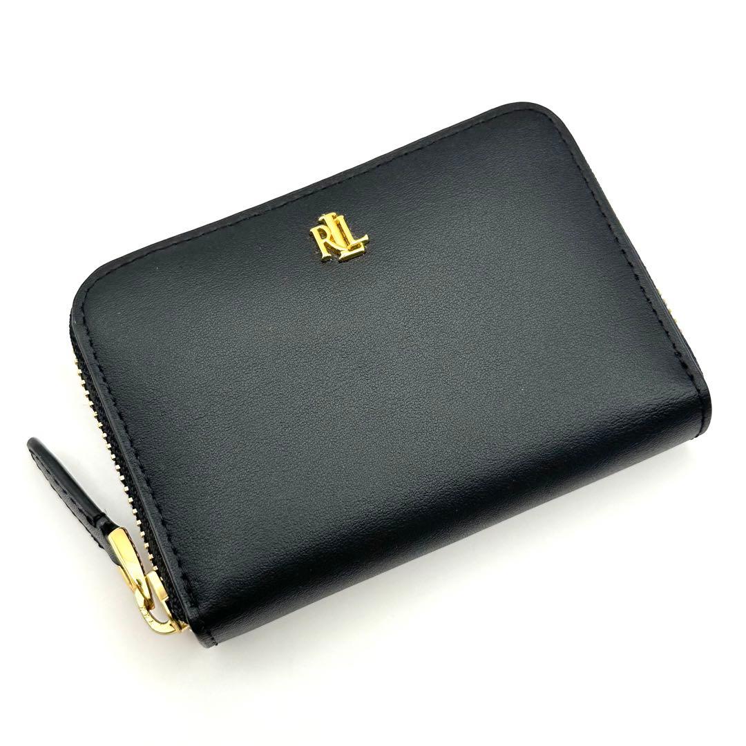 【極美品】ローレンラルフローレン ケース カードケース レザー ブラック