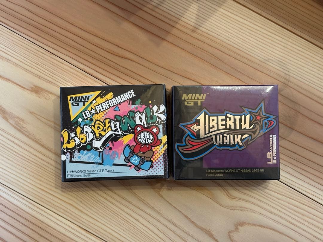 ミニカー MINI GT 244&245 LBWORKS Nissan GT-R