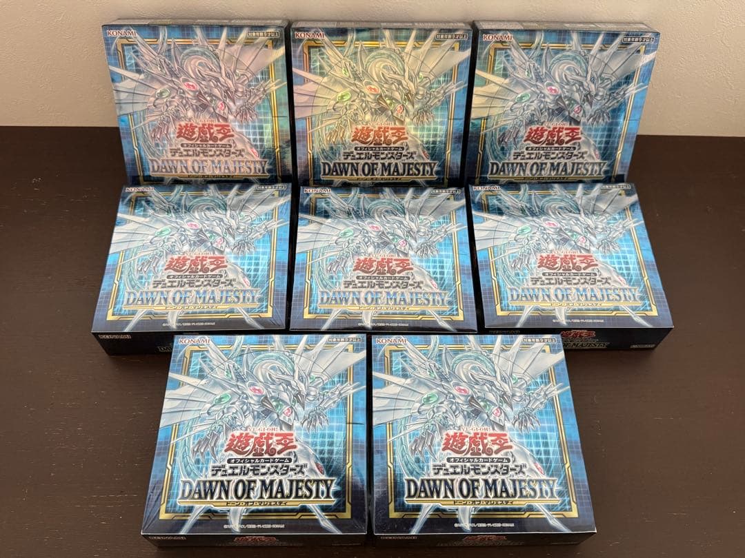 遊戯王　DAWN OF MAJESTY 8BOX シュリンク付