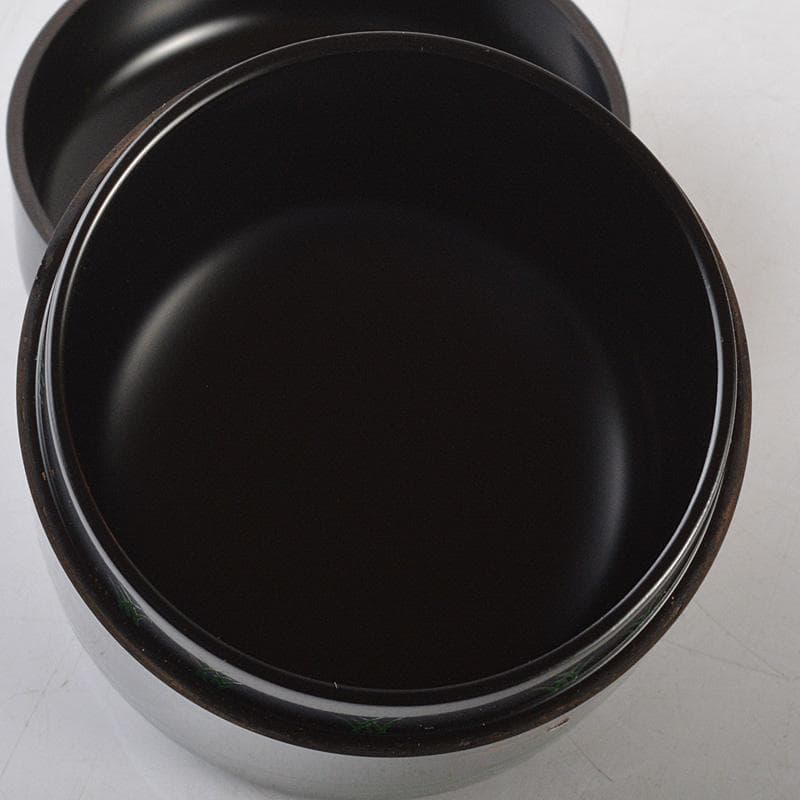 茶道具　中村宗悦作　即中斎好　早苗蛍　螺鈿装飾　雪吹茶器　共箱　V　6562