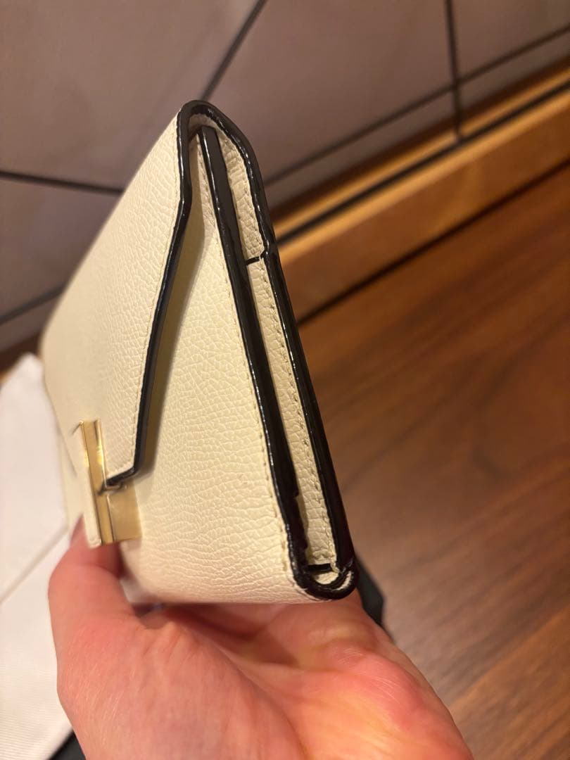 emerald★Valextra ヴァレクストラ イジィデ 三つ折り財布