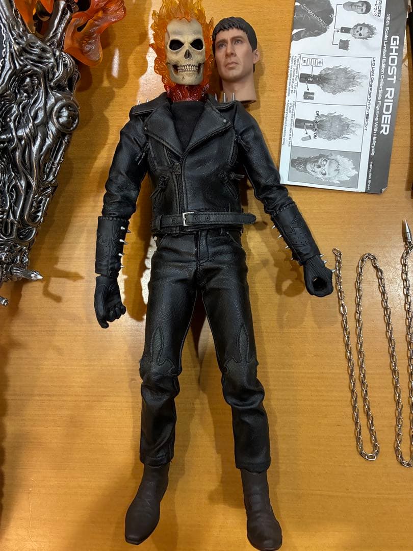 ホットトイズ ゴーストライダー＆ヘルサイクル 1/6 ムービーマスターピース