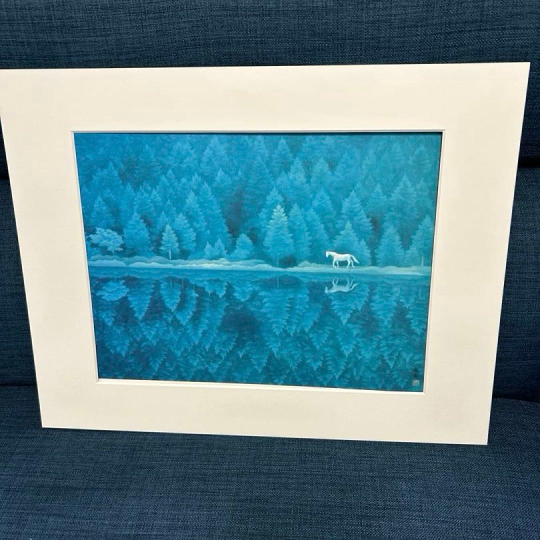 東山魁夷　緑響く　生誕100年　複製画