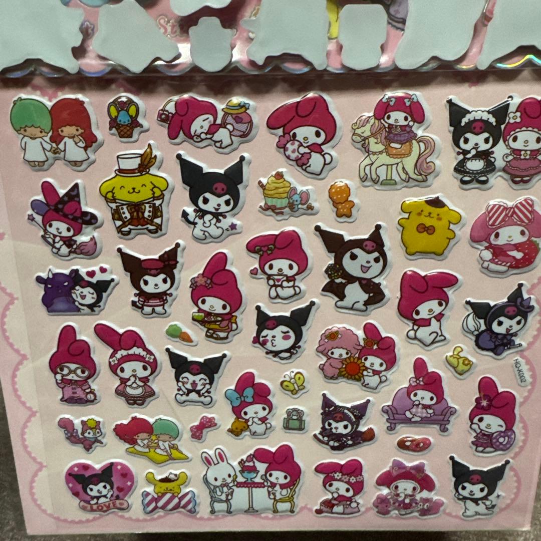 新品　大量　シール 100枚まとめ売り　立体シール　ドロップシール 限定1セット