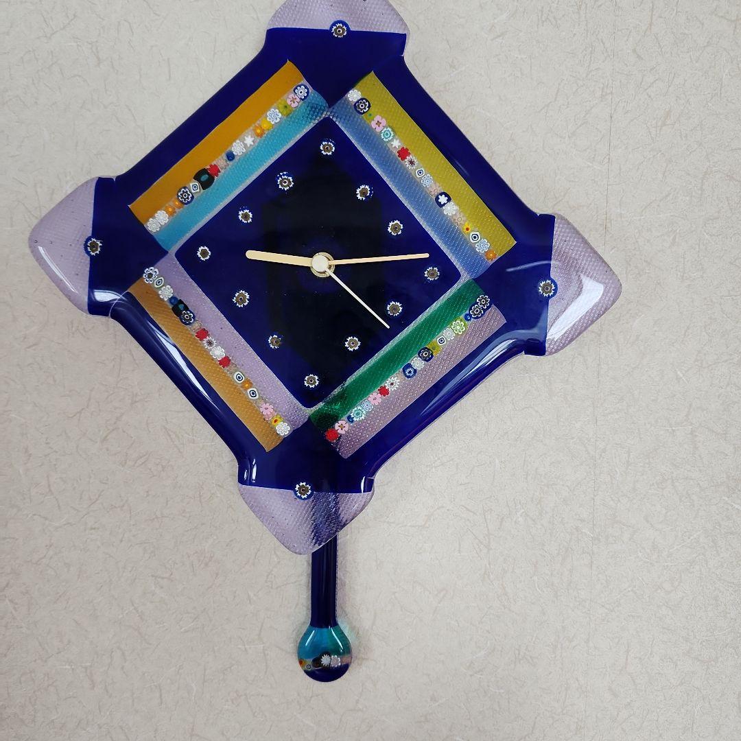 ベネチアングラス　掛け時計