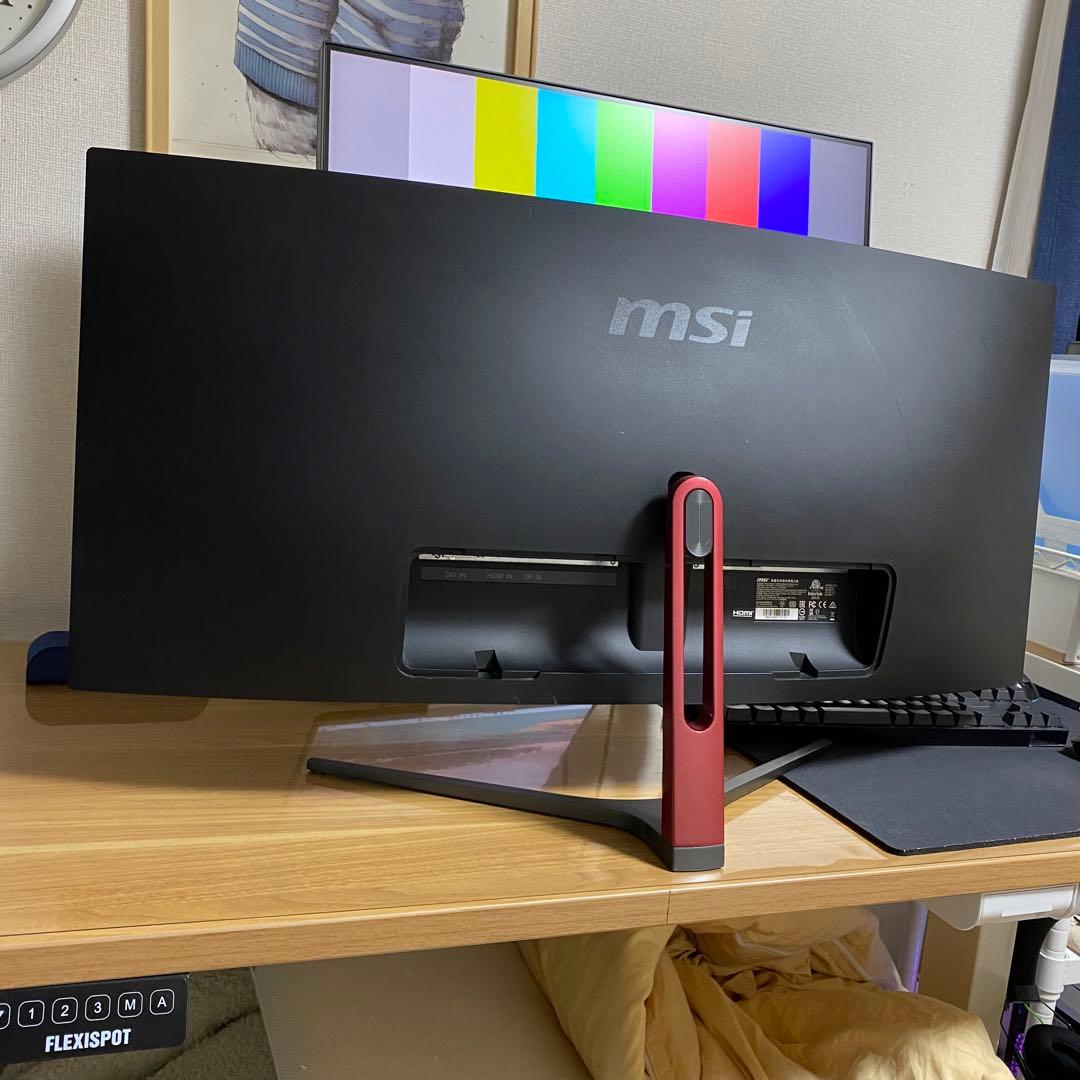 MSI 曲面ワイドゲーミングモニター Optix MAG341CQ 美品