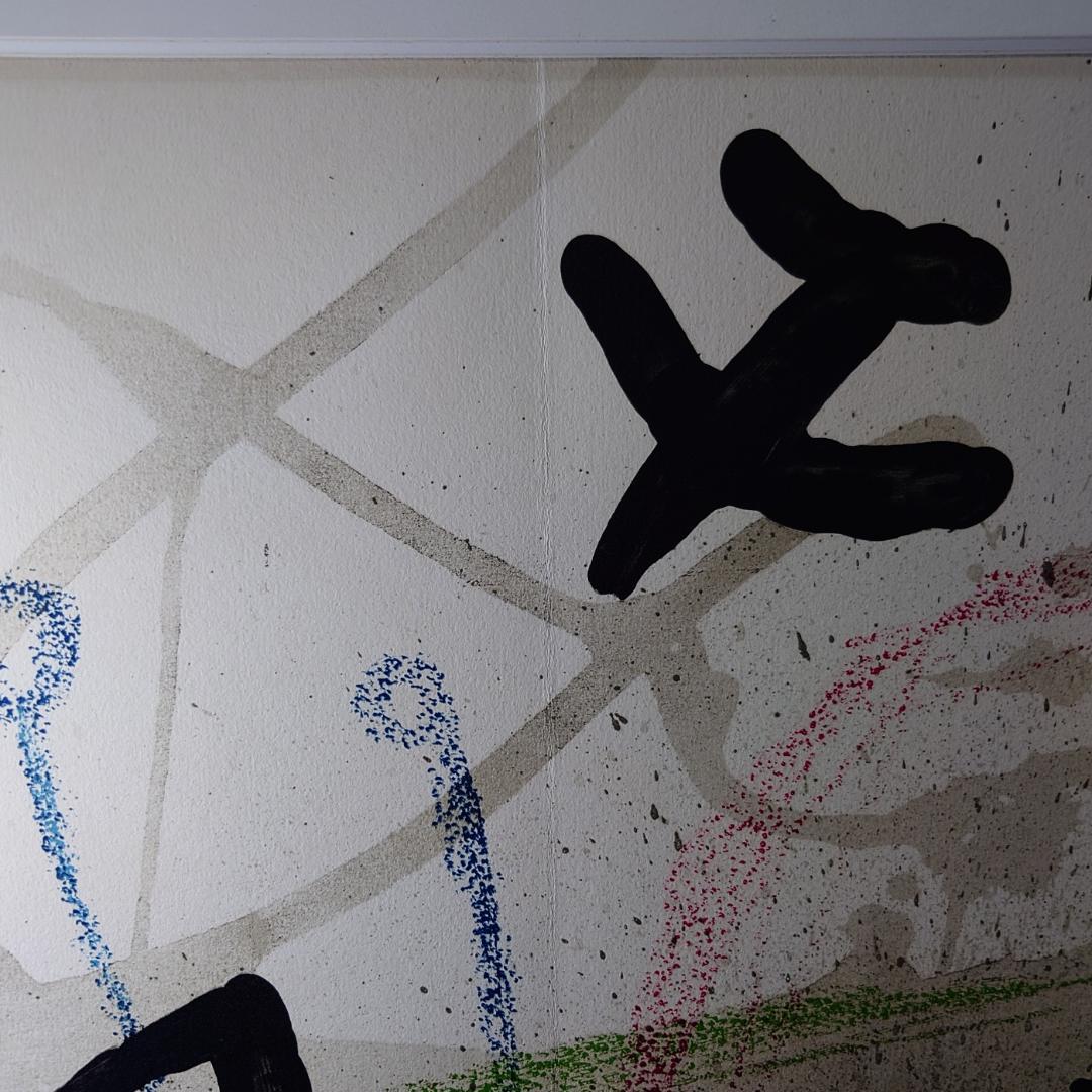 ジョアン・ミロ 「ミロの庭の様々な驚異と詩情」よりV リトグラフ