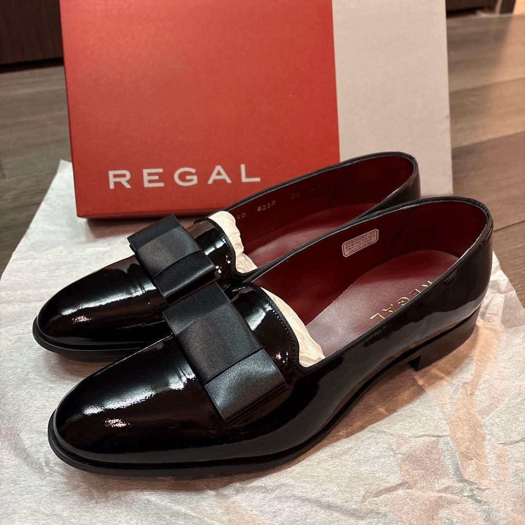 REGAL リーガル　オペラパンプス　425RBD サイズ25 黒　ブライダル