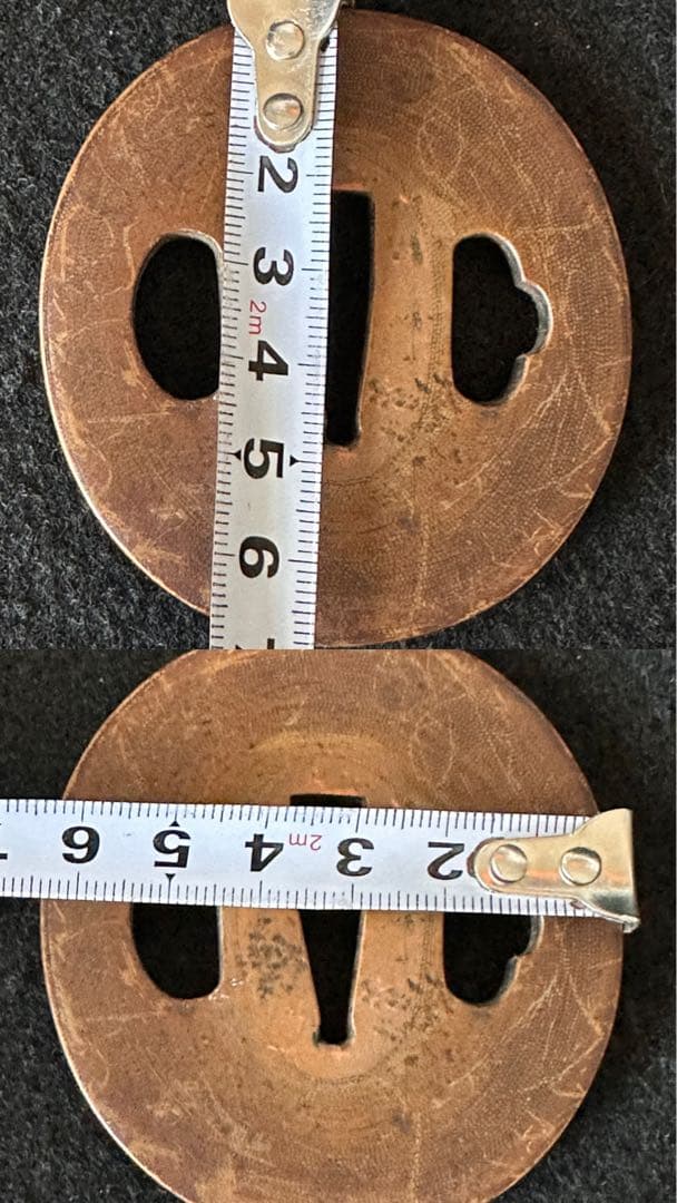 刀装具　 脇差　拵え　銅地鍔　鳥図目貫　時代 武具　 骨董　古美術　現状C