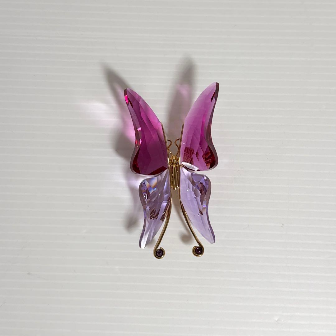 レア！スワロフスキー ブローチ 蝶 バタフライ 2004年 廃盤 シルバー925