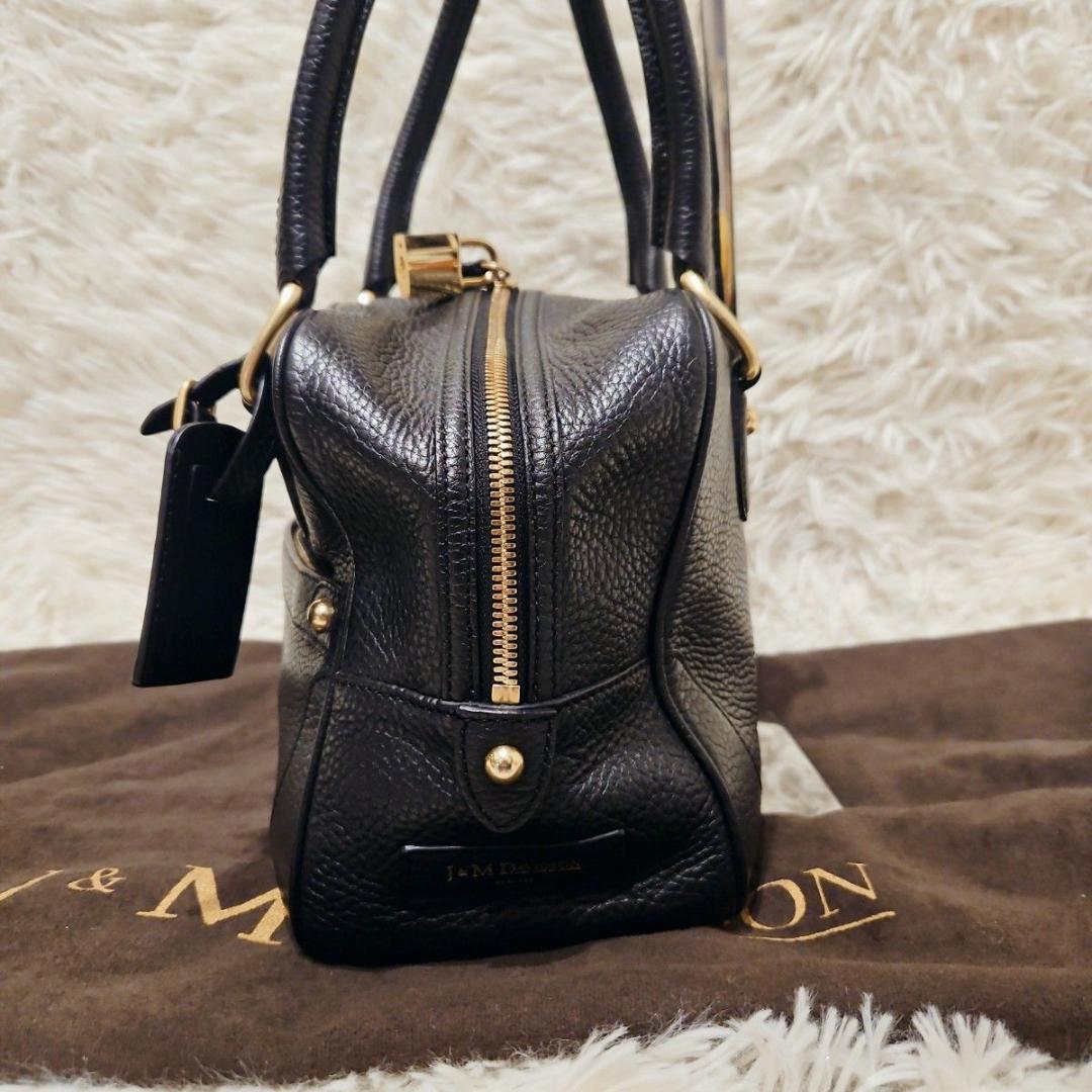 美品 J&M DAVIDSON ミニミア ハンドバッグ ミニボストン 鍵付き
