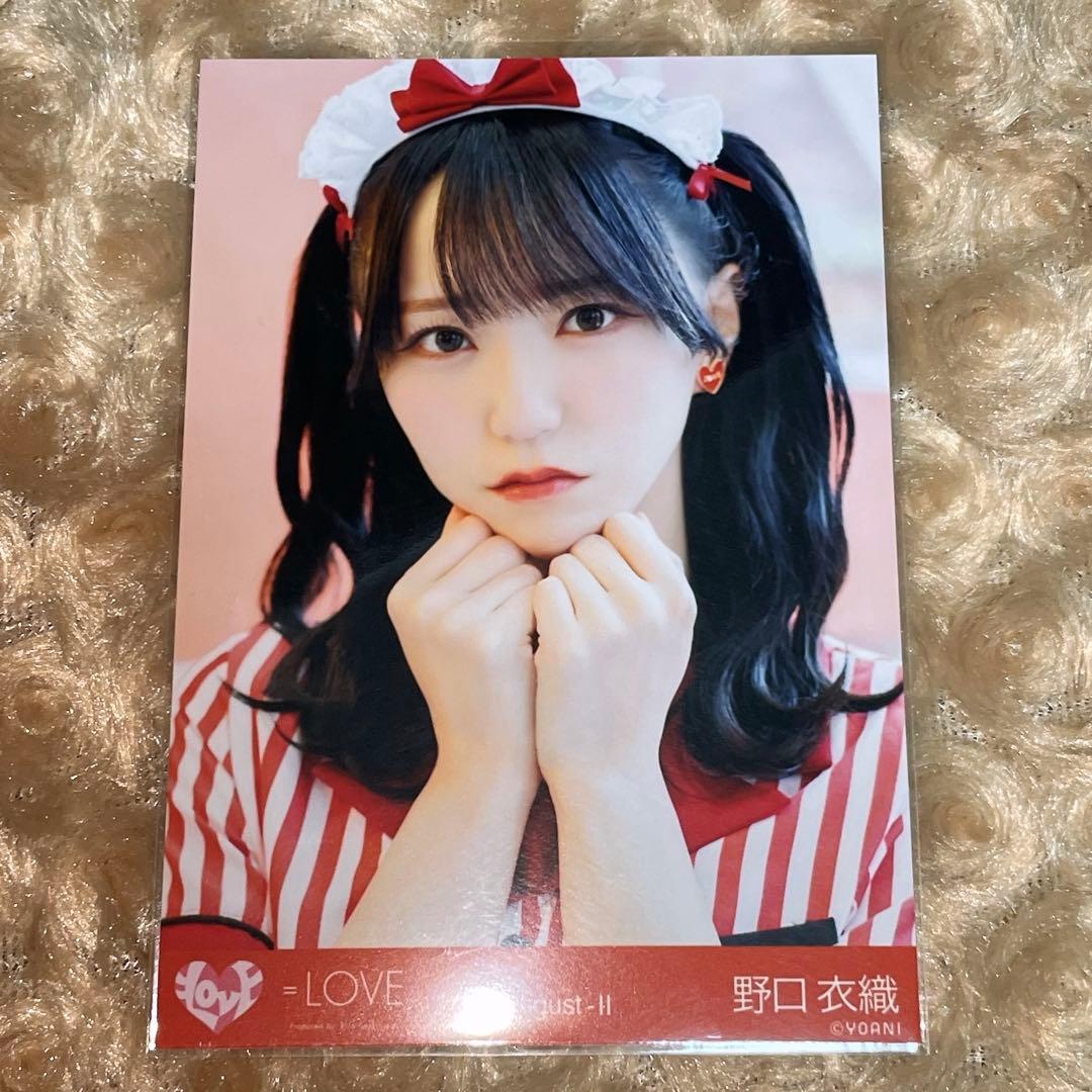=LOVE イコラブ 生写真 ミニフォト 野口衣織 仲直りシュークリーム
