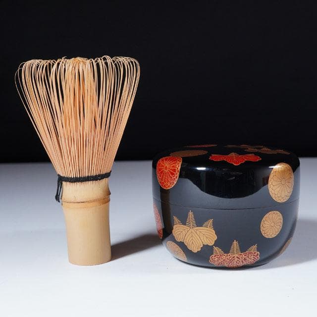 川端近左　高台寺蒔絵平棗　共箱　茶道具　茶器　薄茶　菊桐