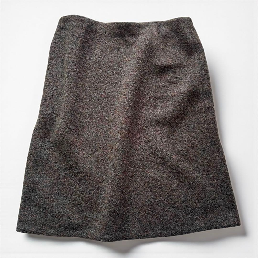 美品✨ザロウ THE ROW ツイード調 起毛　ウールスカート 2