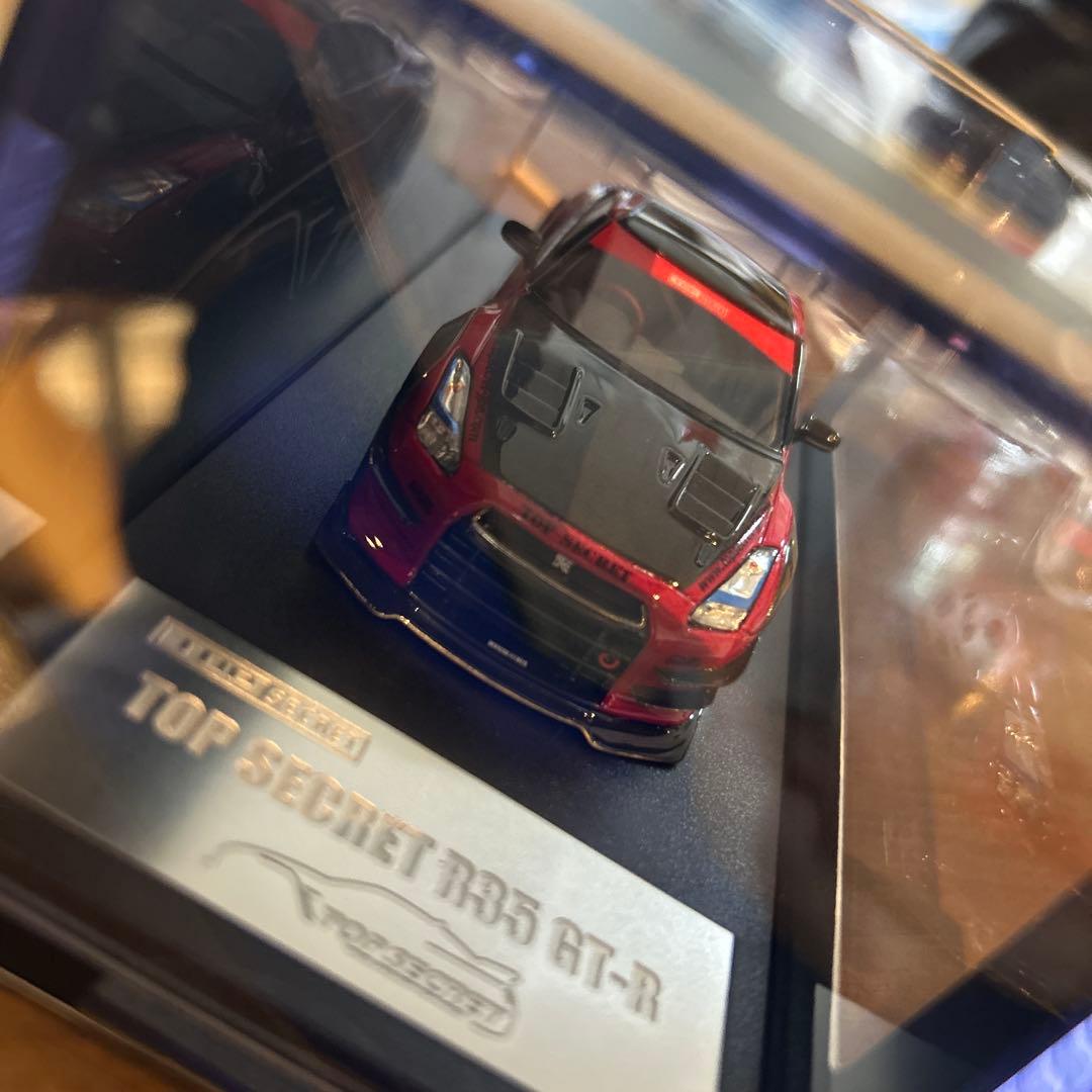 ミニカー TOP SECRET R35 GT-R TS RED 1/43