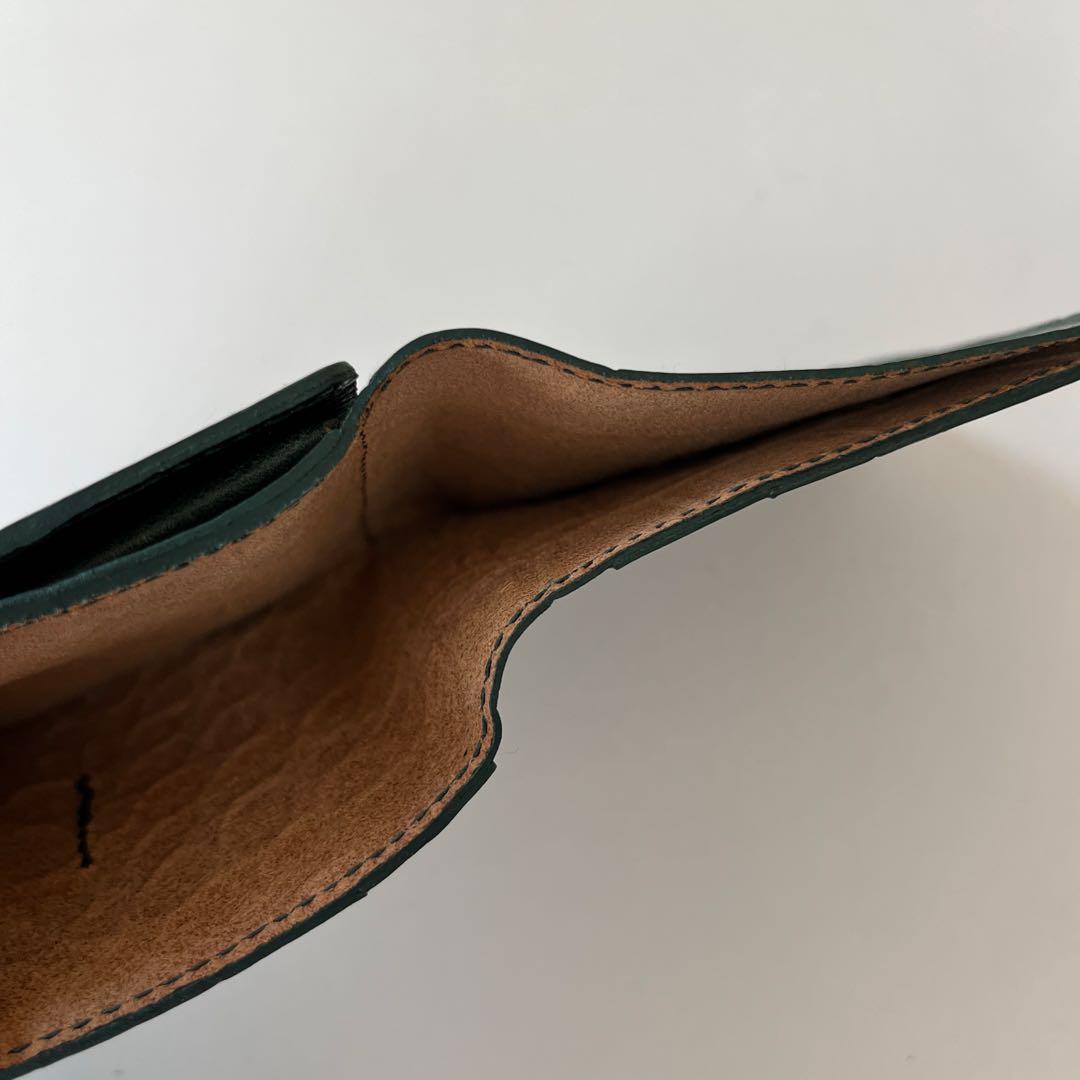 イルビゾンテ IL BISONTE クロコ型押し　ミニウォレット　二つ折り財布