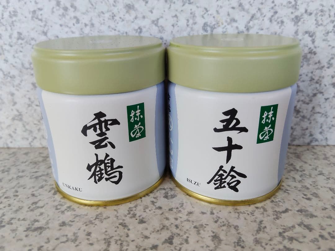 宇治 丸久小山園 抹茶 雲鶴40g缶 五十鈴40g缶