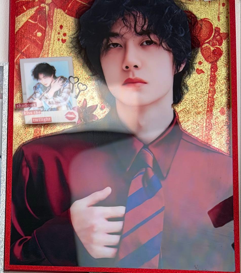 王一博 新作 A5流砂アクリル特殊加工色纸 デザイン　5点セット❣️確認用❣️