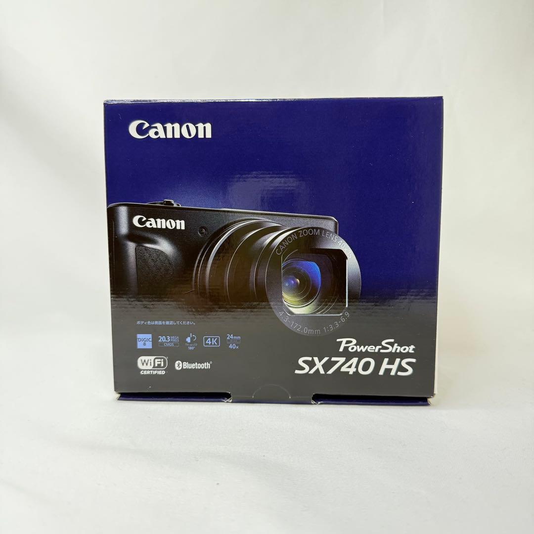 【新品未開封品】キヤノン POWERSHOT SX740 HS ブラック