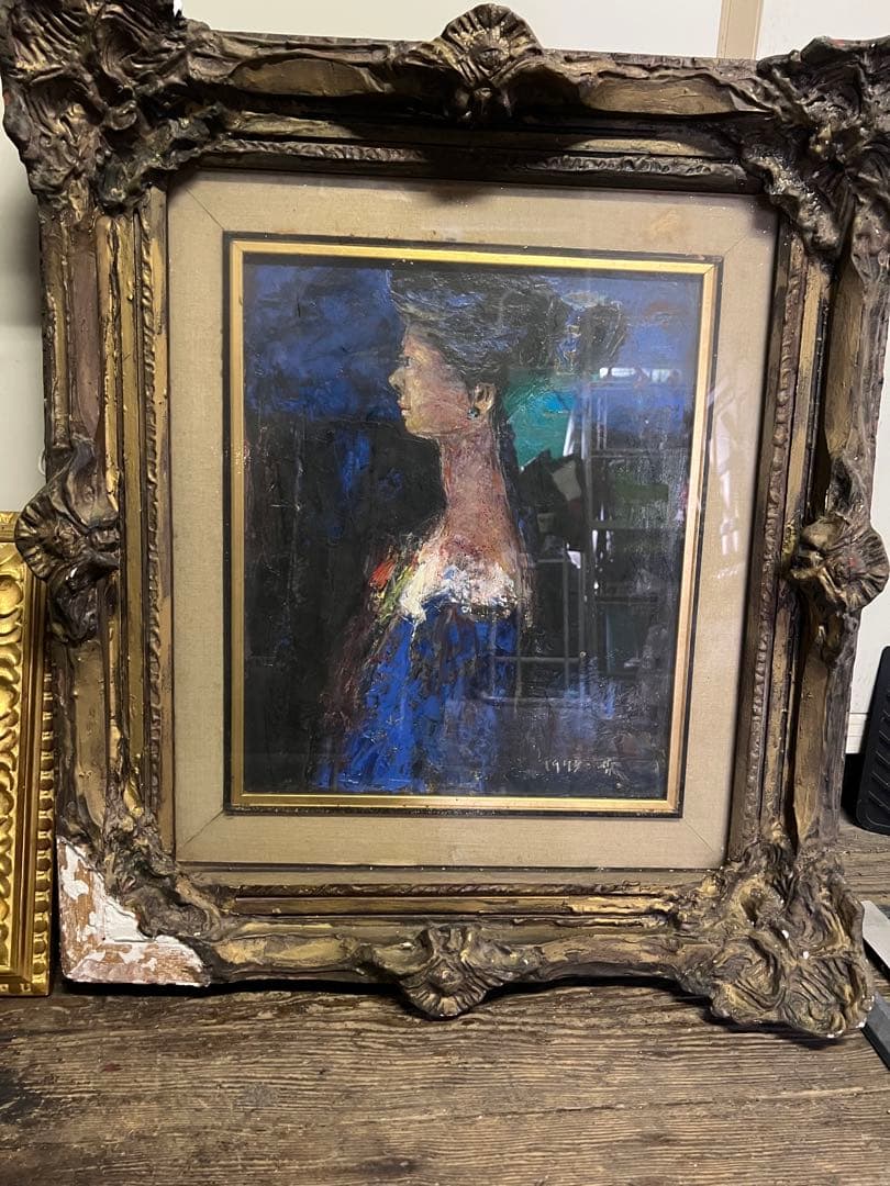 女性肖像画 油彩画