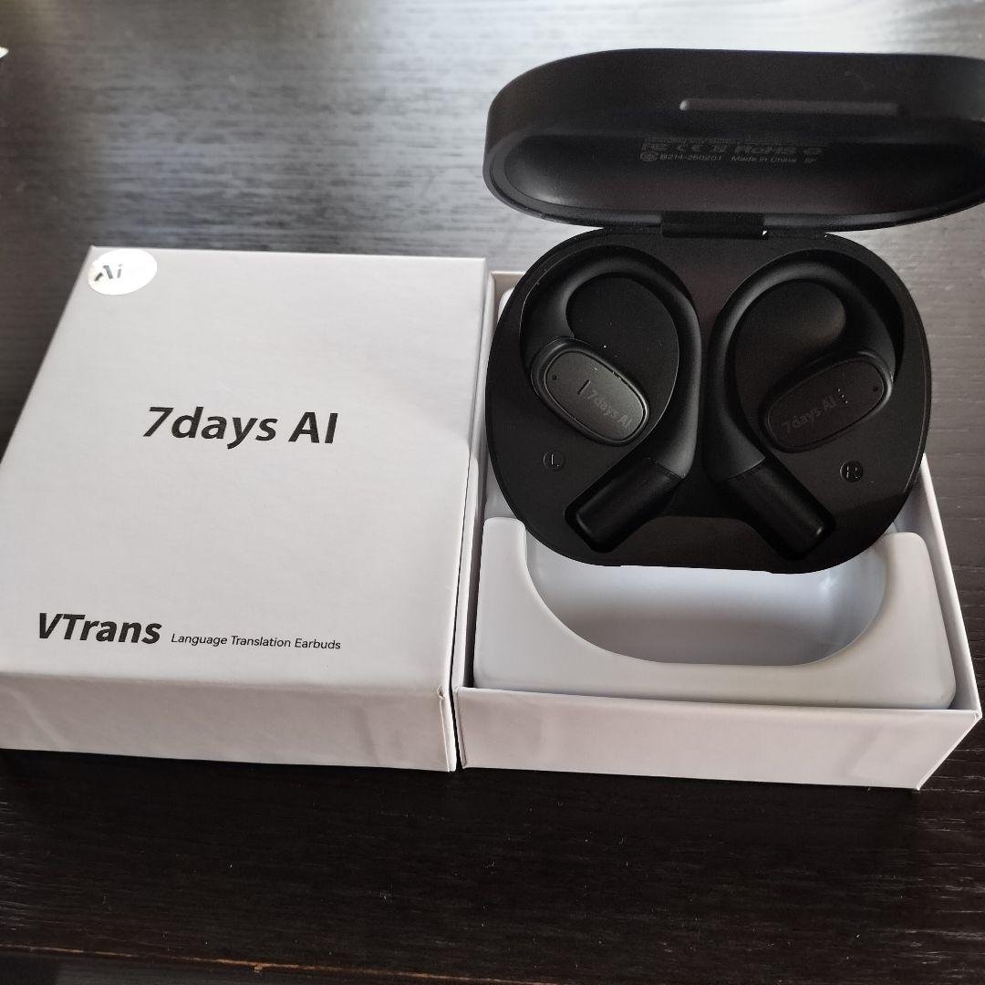 VTrans 7days AI 言語翻訳イヤフォン