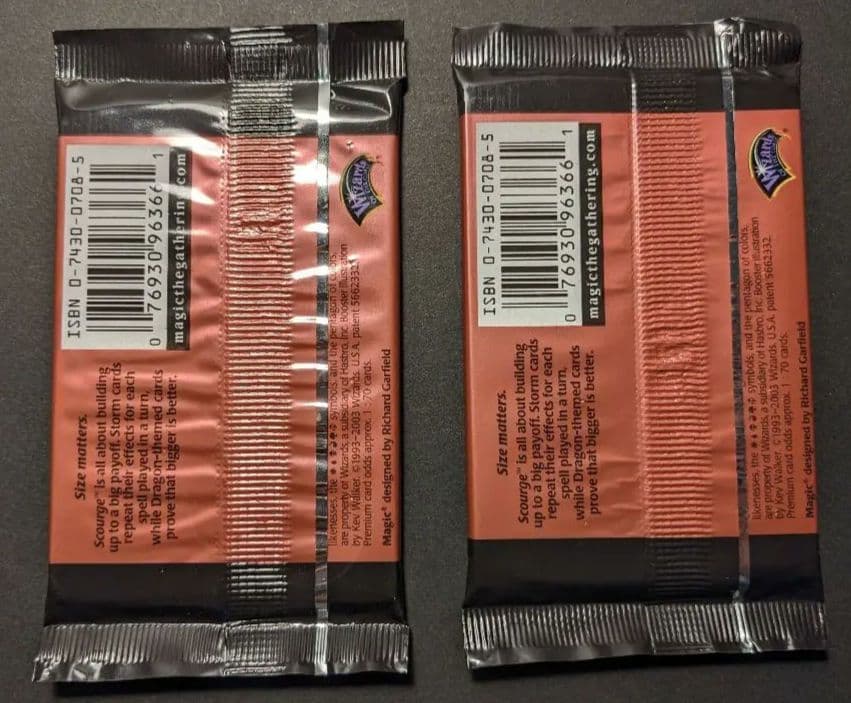 未開封 MTG Scourge スカージ 2パックセット