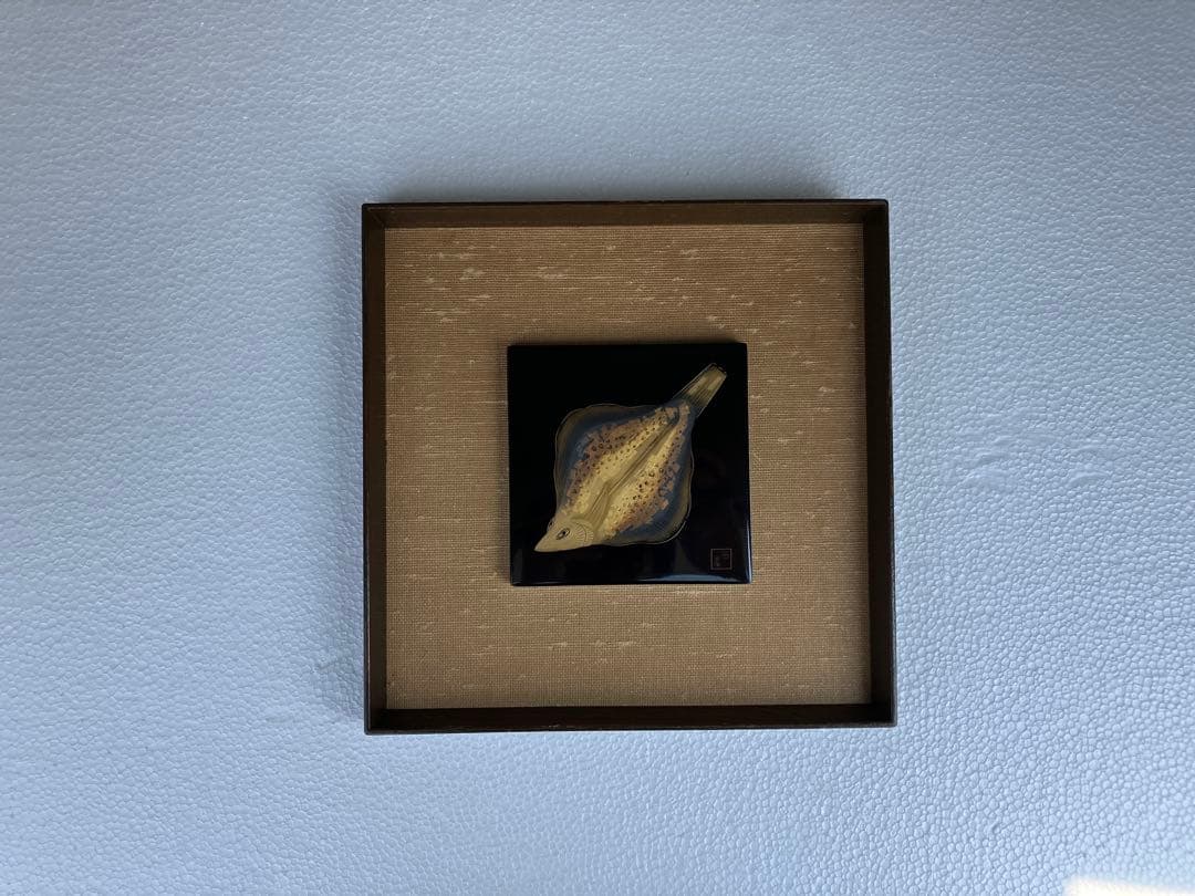 壁掛け輪島漆器(沈金の作品)