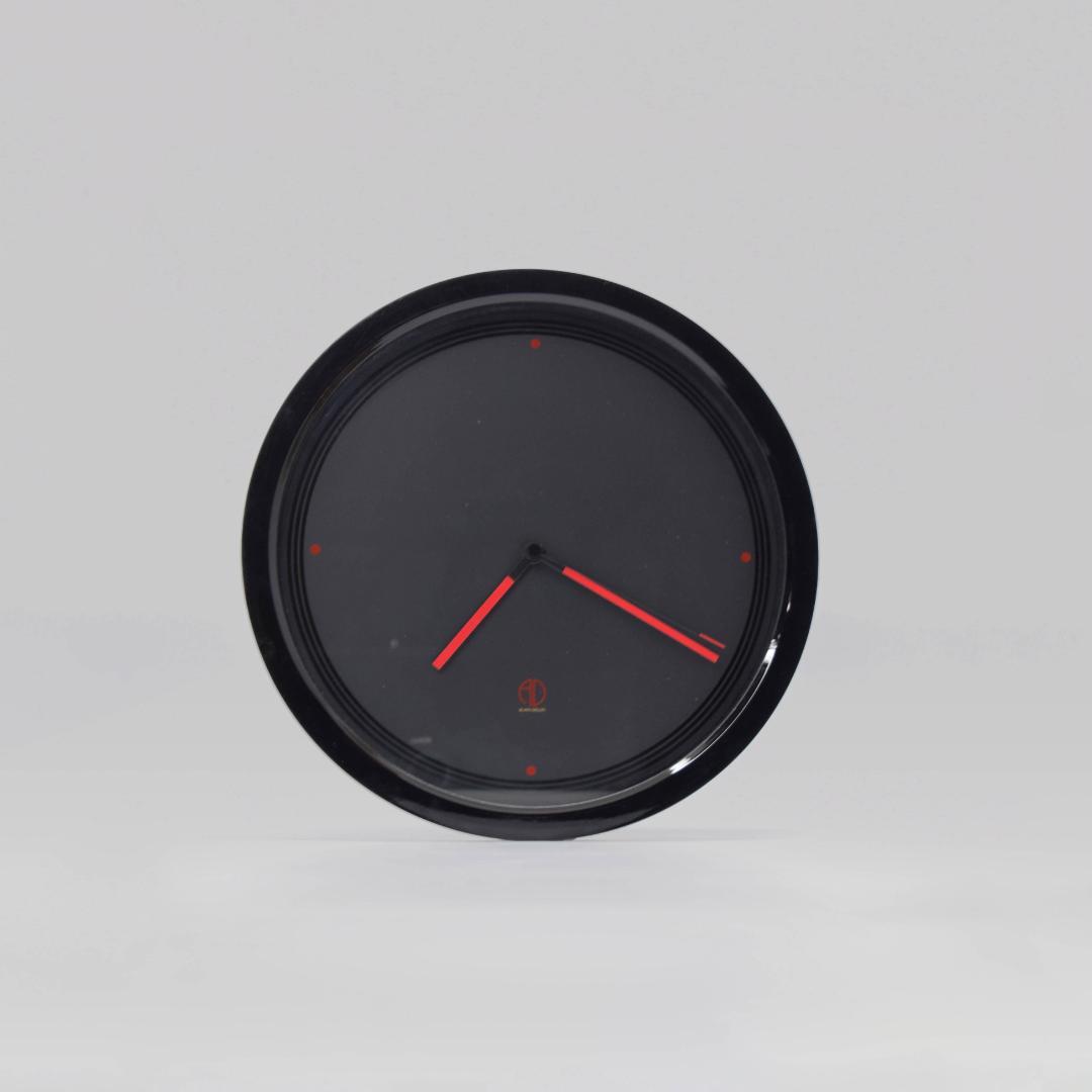 鹿野漆器　掛け時計　ポストモダン