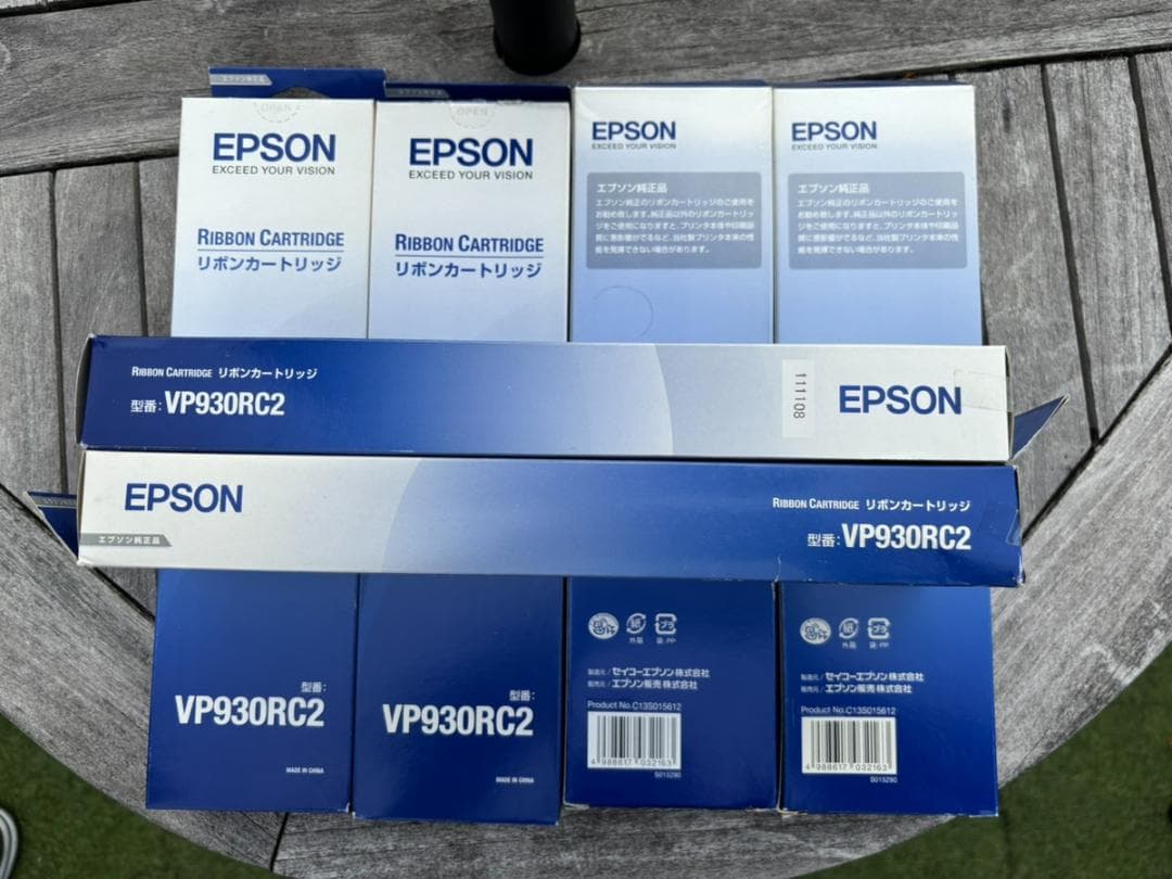 未使用品　EPSON/VP930RC2 リボンカートリッジ×6個セット