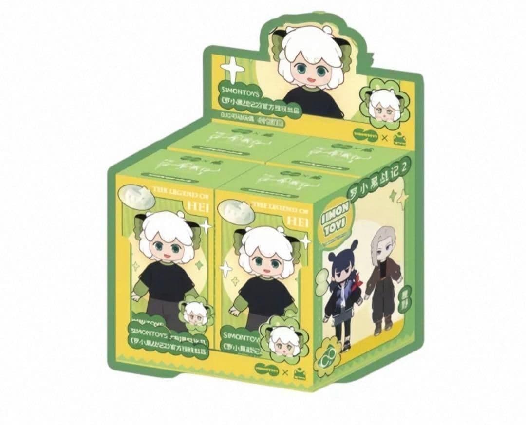 羅小黒戦記2 BJD 可動フィギュア 4個入りセット アソートボックス