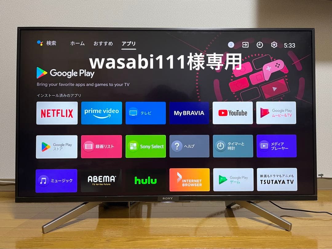 テレビ wasabi111