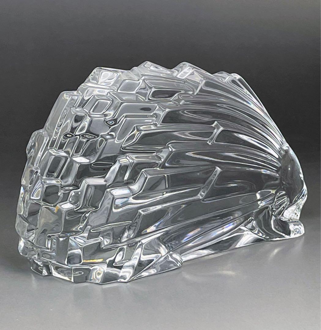 【美品・希少】Baccarat バカラ ハリネズミ 針鼠 ぺーパーウェイト 置物