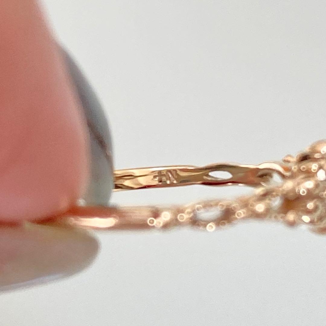 K10 ラブラドライト ピンキー NOJESS 上品 ゴールド 3号