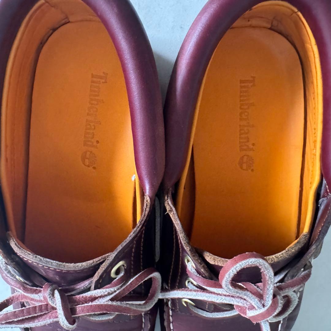 ✨定番✨ティンバーランド デッキシューズ 3eye クラシック バーガンディ