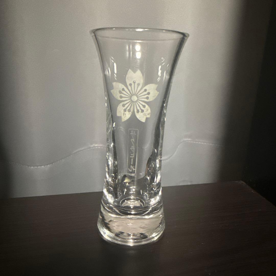 希少　戦前　サクラビール　ビールグラス　和ガラス　大正ロマン