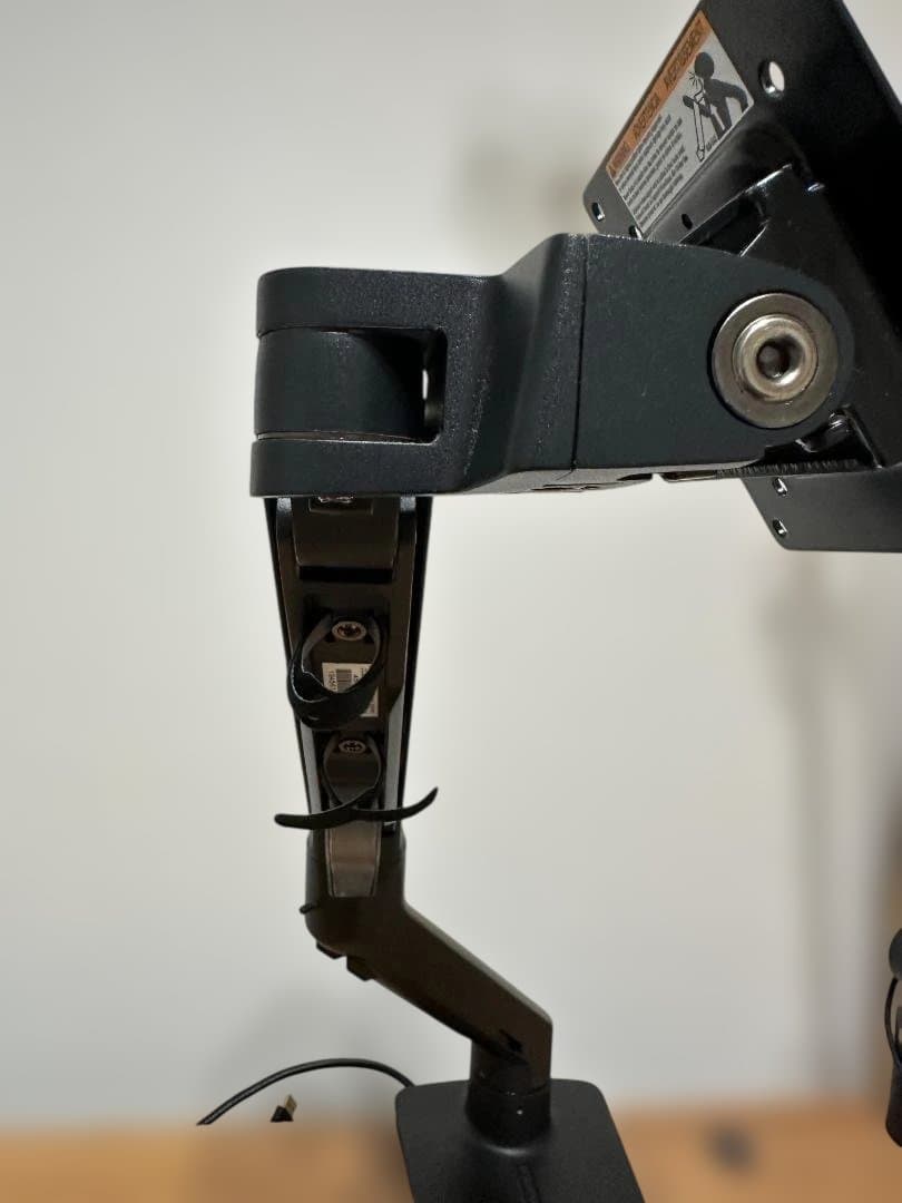 美品　エルゴトロン HX デスクモニターアーム マットブラック