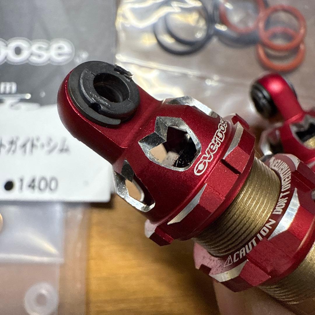 オーバードーズ overdosespec3レッドハイグレードショックOHパーツ付