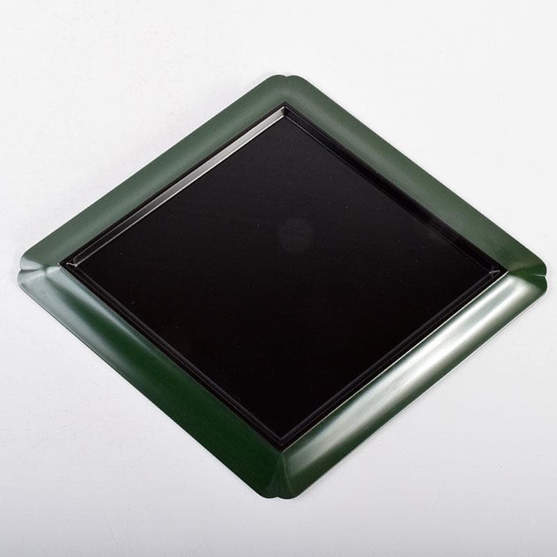 茶道具　京漆匠　鈴木表朔造　根来　菱盆　裏千家十四代淡々斎極め箱　V　R4950